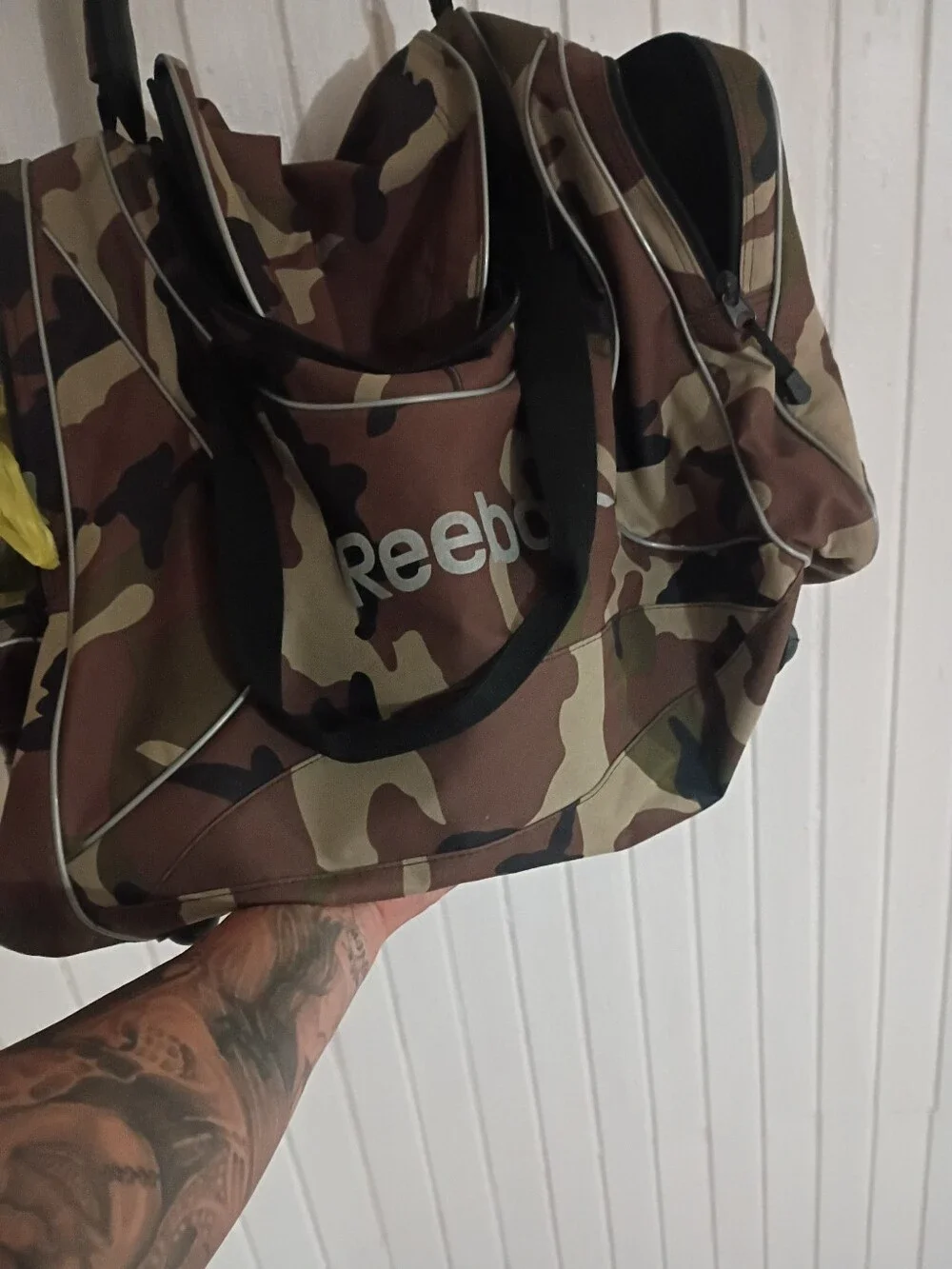 Reebok Men’s Camouflage Duffel Bag - Brown/Green/Tan